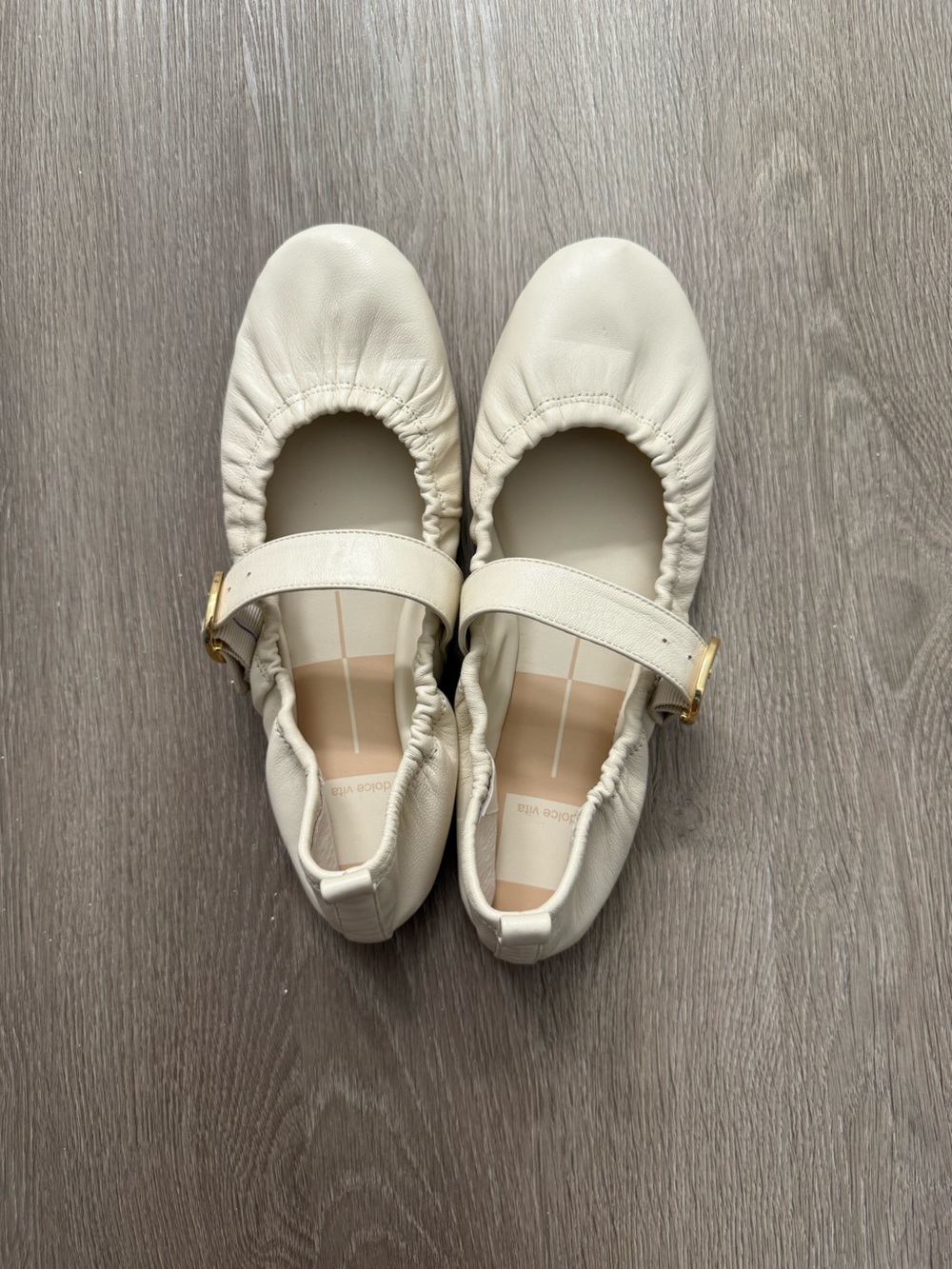 Dolce Vita Caely Ballet Flats Bone Leather | 6.5